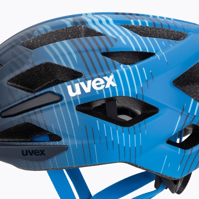Детска велосипедна каска UVEX Air Wing 2 CC dusk/bubble blue matt 7