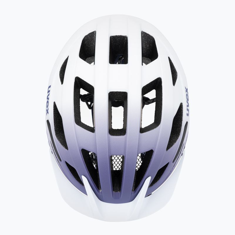 Детска велосипедна каска UVEX Air Wing 2 CC lilac/white matt 6