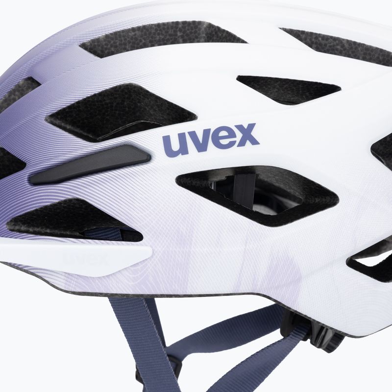 Детска велосипедна каска UVEX Air Wing 2 CC lilac/white matt 7