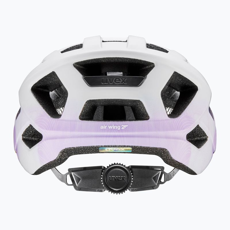 Детска велосипедна каска UVEX Air Wing 2 CC lilac/white matt 3