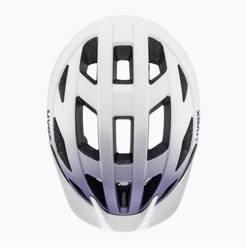 Детска велосипедна каска UVEX Air Wing 2 CC lilac/white matt 4