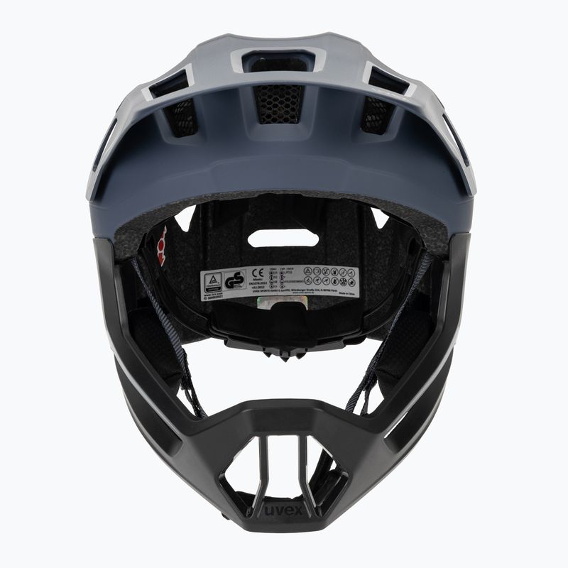 Детска велосипедна каска UVEX React Fullface Jr dusk blue matt 2