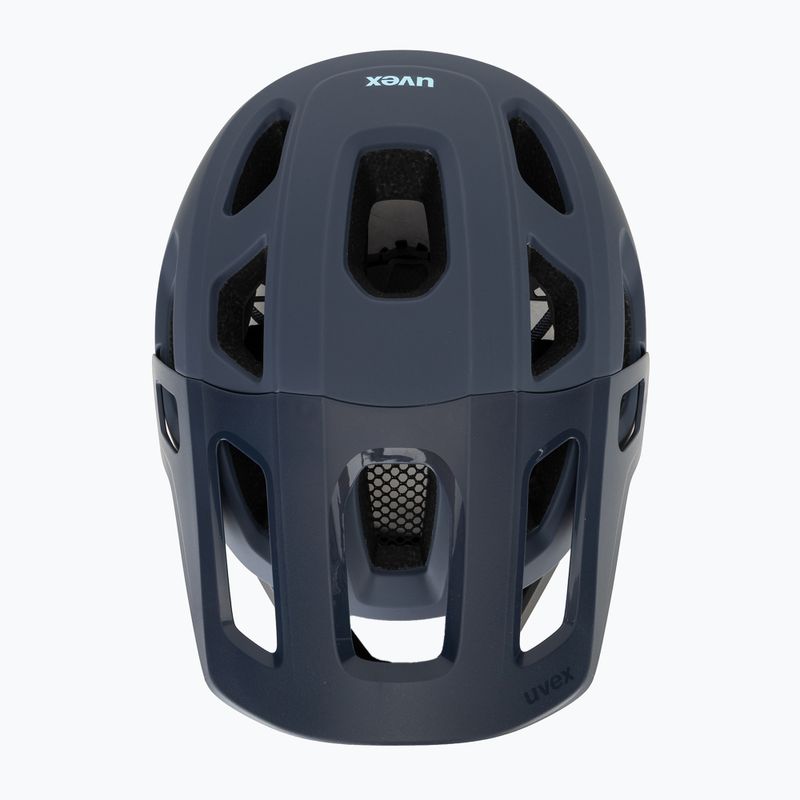 Детска велосипедна каска UVEX React Fullface Jr dusk blue matt 6