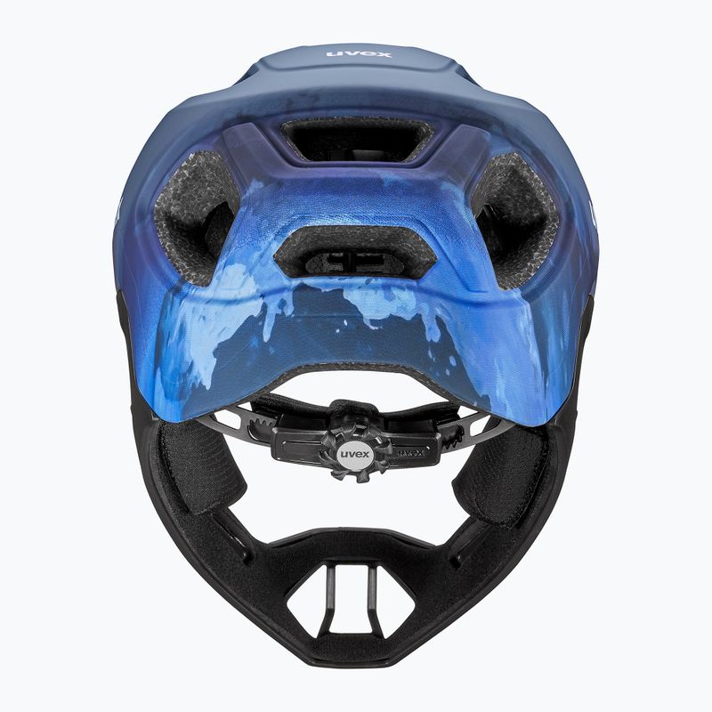 Детска велосипедна каска UVEX React Fullface Jr dusk blue matt 4