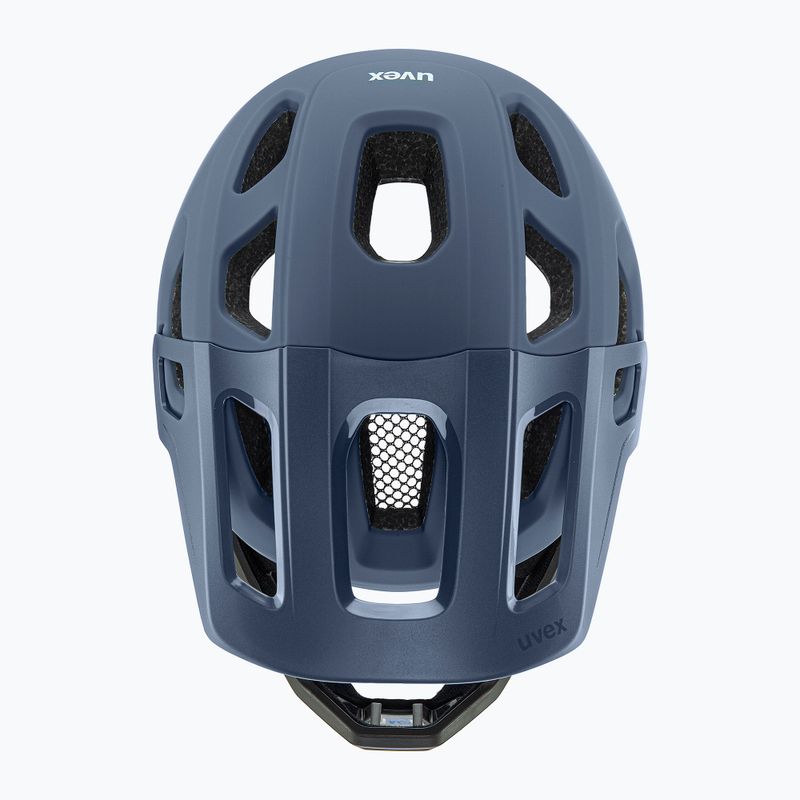 Детска велосипедна каска UVEX React Fullface Jr dusk blue matt 5