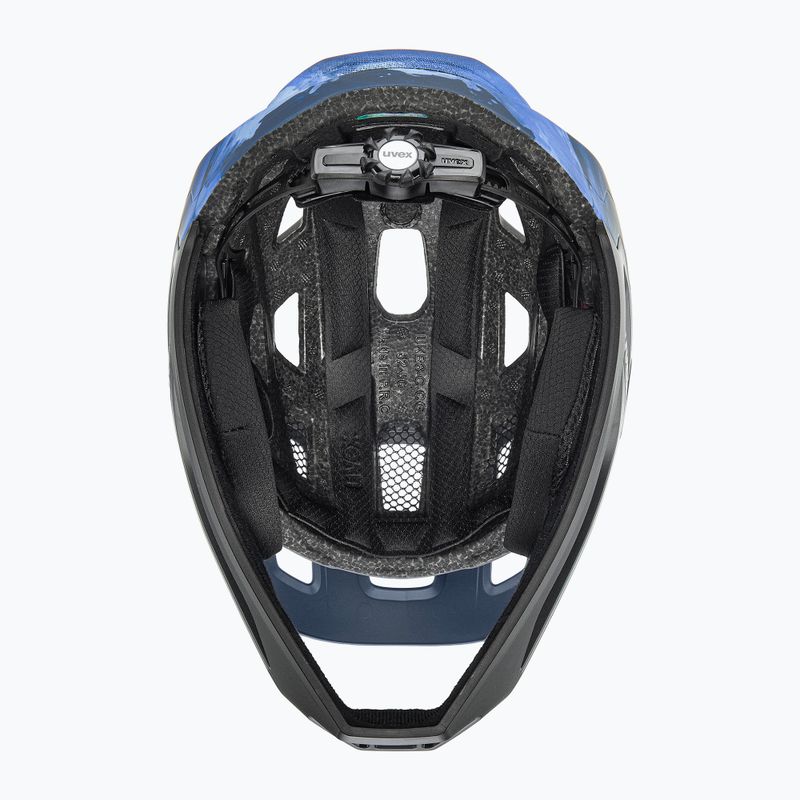 Детска велосипедна каска UVEX React Fullface Jr dusk blue matt 6