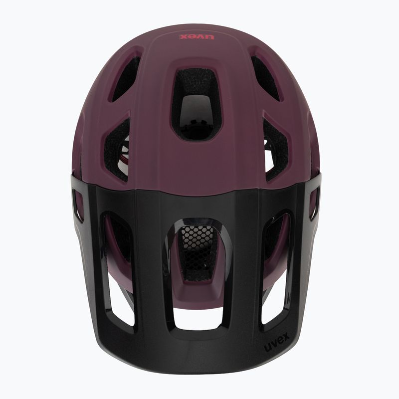 Детска велосипедна каска UVEX React Fullface Jr cramberry matt 6