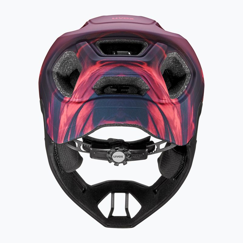 Детска велосипедна каска UVEX React Fullface Jr cramberry matt 4