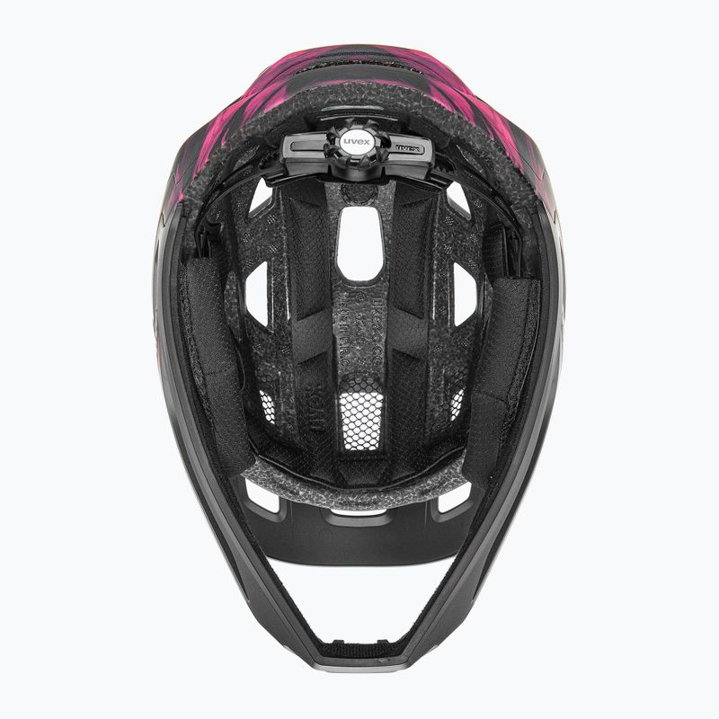 Детска велосипедна каска UVEX React Fullface Jr cramberry matt 6