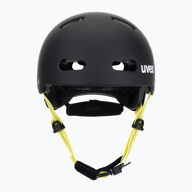 Детска каска UVEX Kid 4 Style bam black/lime matt 2