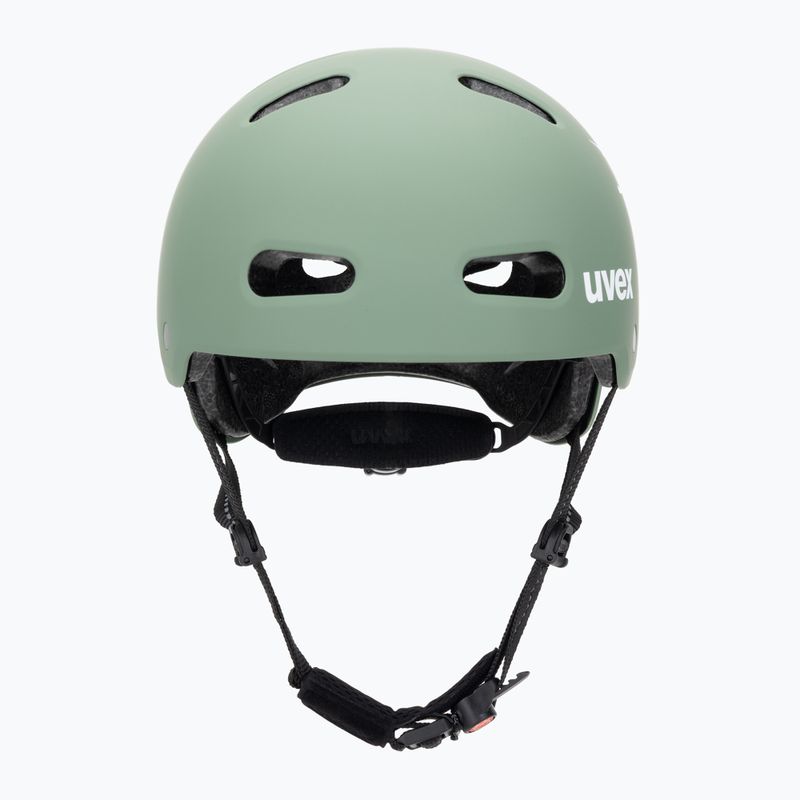 Детска каска UVEX Kid 4 Style bam moss green/papaya matt 2