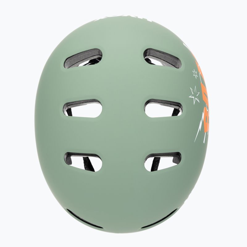 Детска каска UVEX Kid 4 Style bam moss green/papaya matt 6