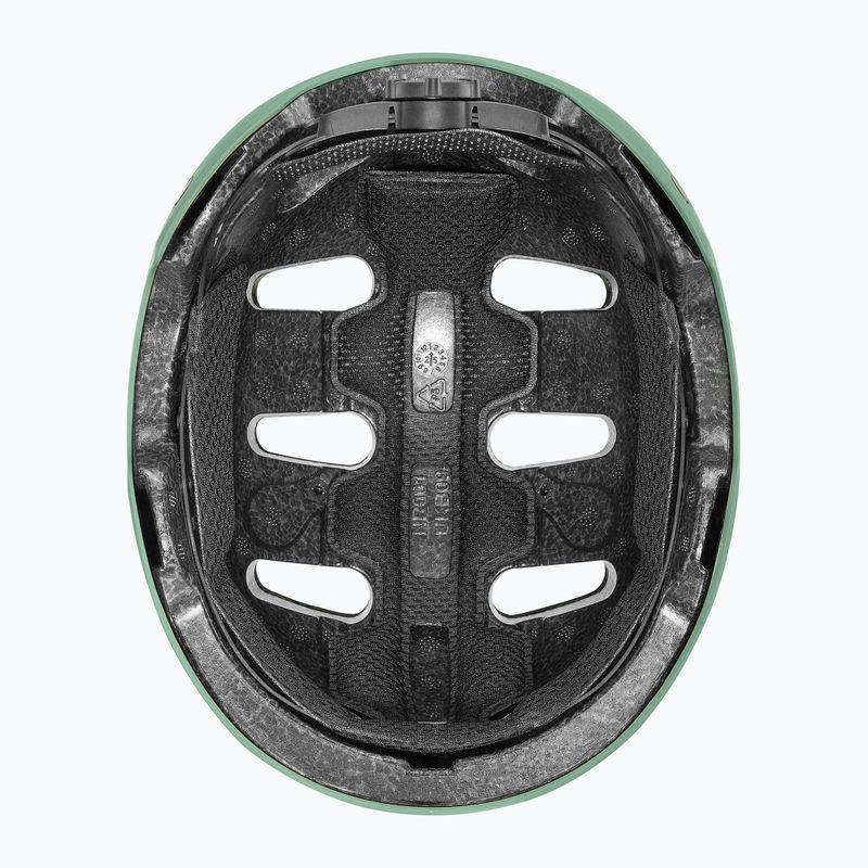 Детска каска UVEX Kid 4 Style bam moss green/papaya matt 5