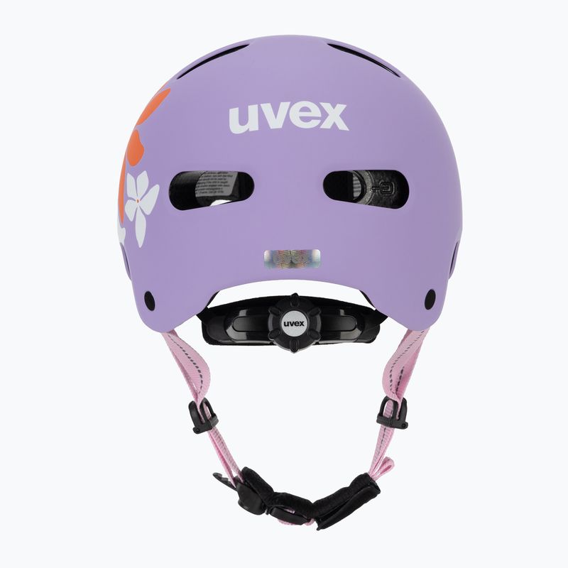 Детска каска UVEX Kid 4 Style flower lilac matt 4