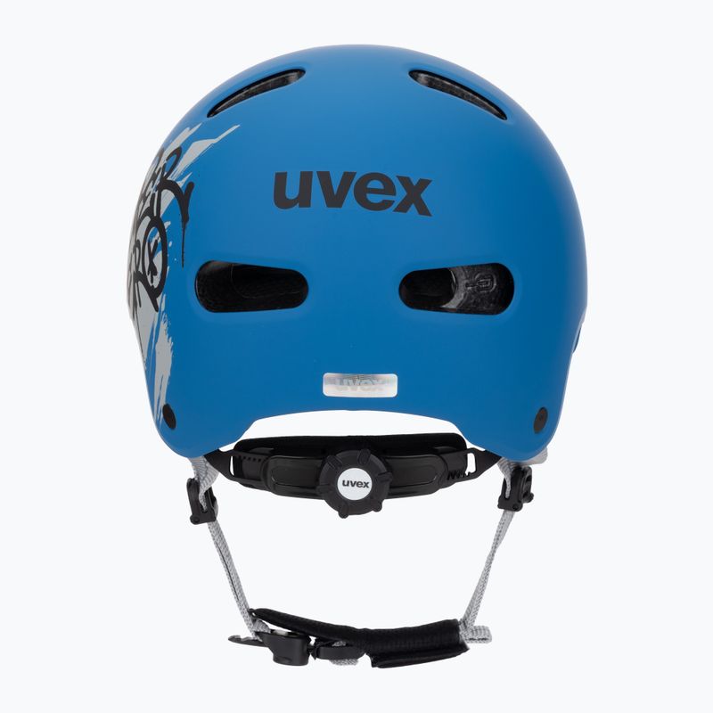 Детска каска UVEX Kid 4 Style super hero blue matt 4