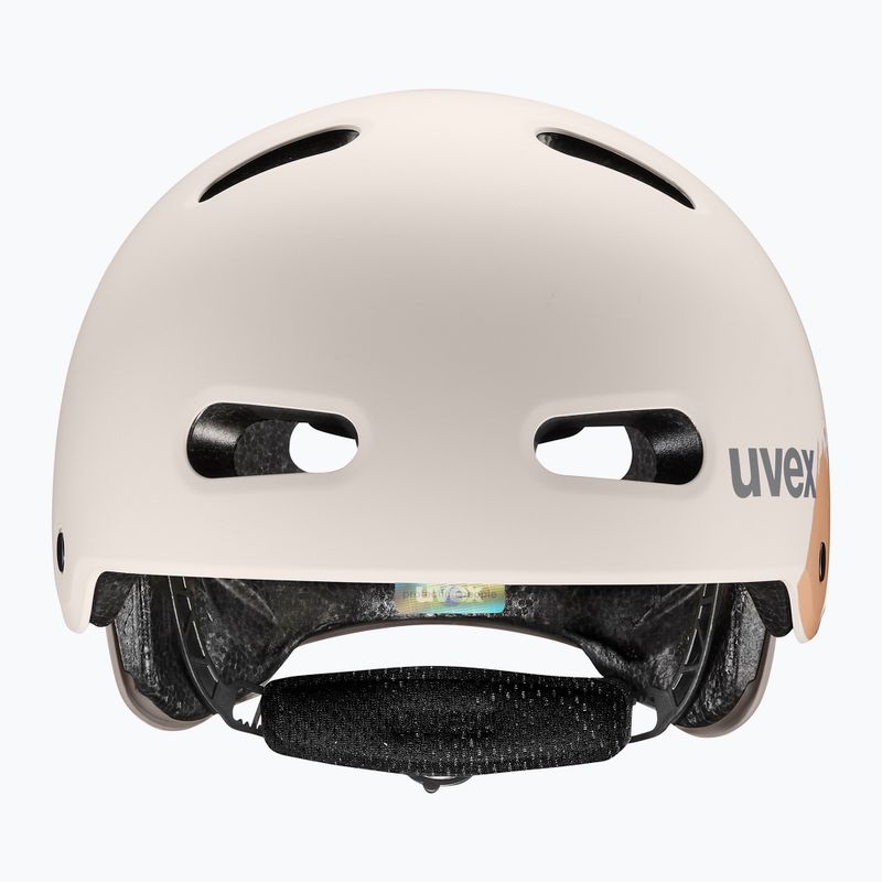 Детска каска UVEX Kid 4 Style super hero warm grey matt 2