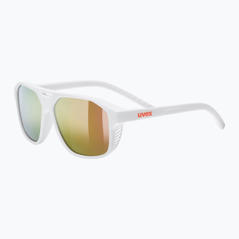 Детски слънчеви очила UVEX Cosmic Jr white matt/mirror red