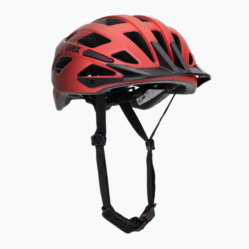 Велосипедна каска UVEX I-vo 2 red/black matt 2
