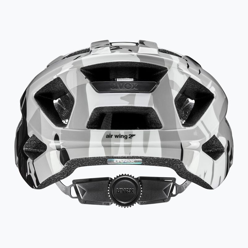 Детска велосипедна каска UVEX Air Wing 2 warm grey/black 10