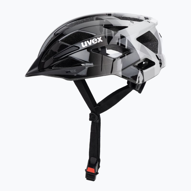 Детска велосипедна каска UVEX Air Wing 2 warm grey/black 3