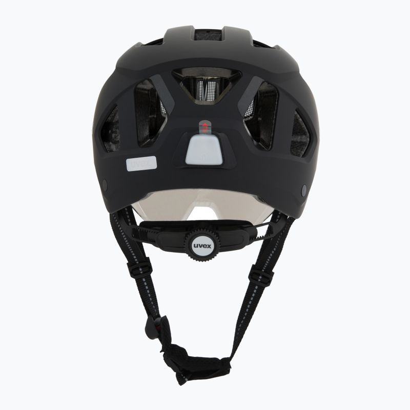Велосипедна каска UVEX Stride Visor black matt/lite mirror silver 4