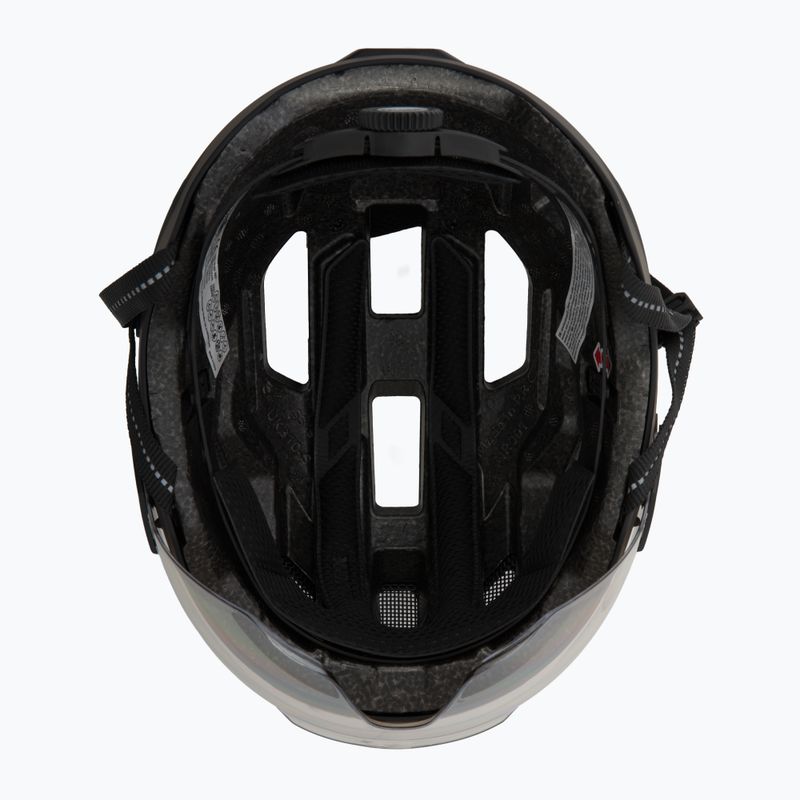 Велосипедна каска UVEX Stride Visor black matt/lite mirror silver 5