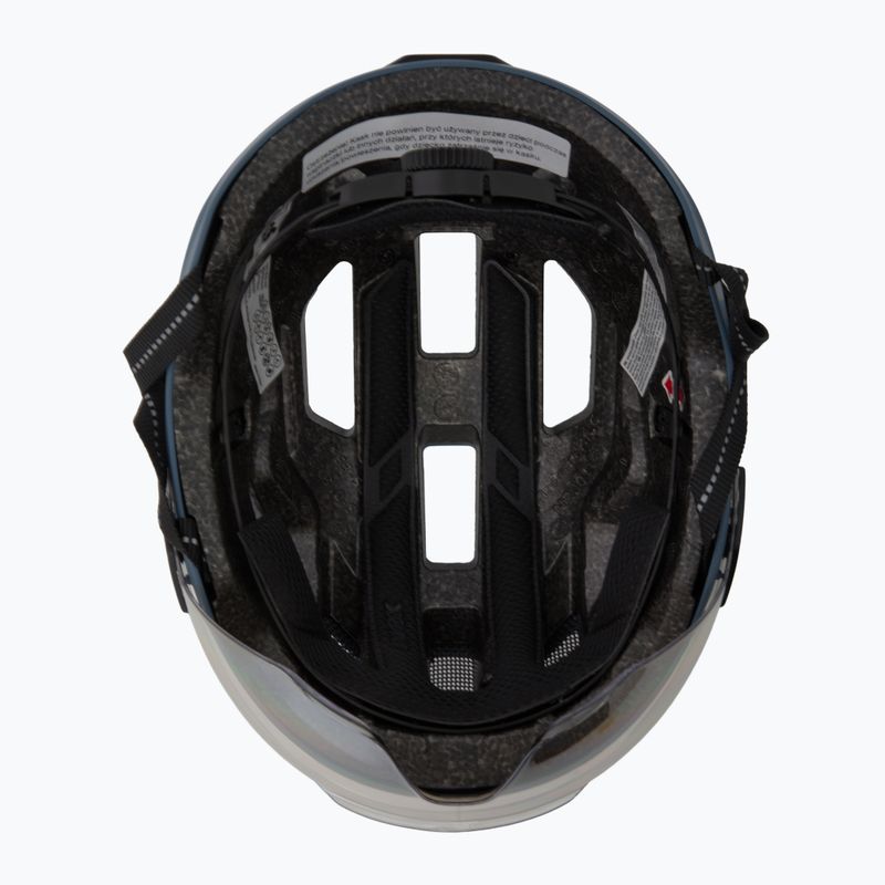 Велосипедна каска UVEX Stride Visor stone blue matt/lite mirror silver 5