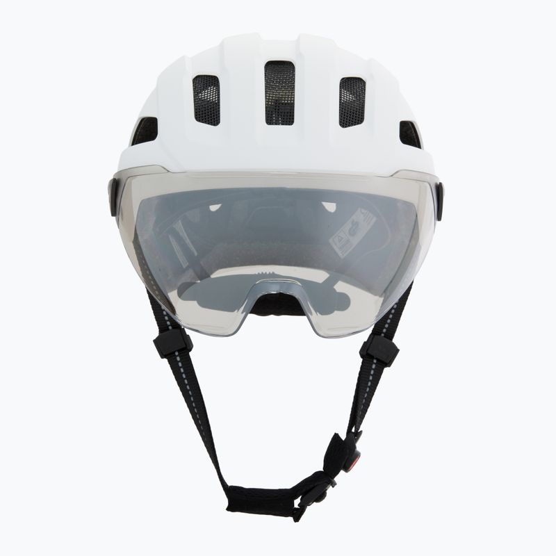 Велосипедна каска UVEX Stride Visor white matt/lite mirror silver 2