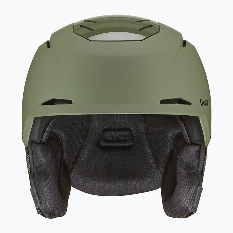 Скиорска каска UVEX Resolution khaki matt 2
