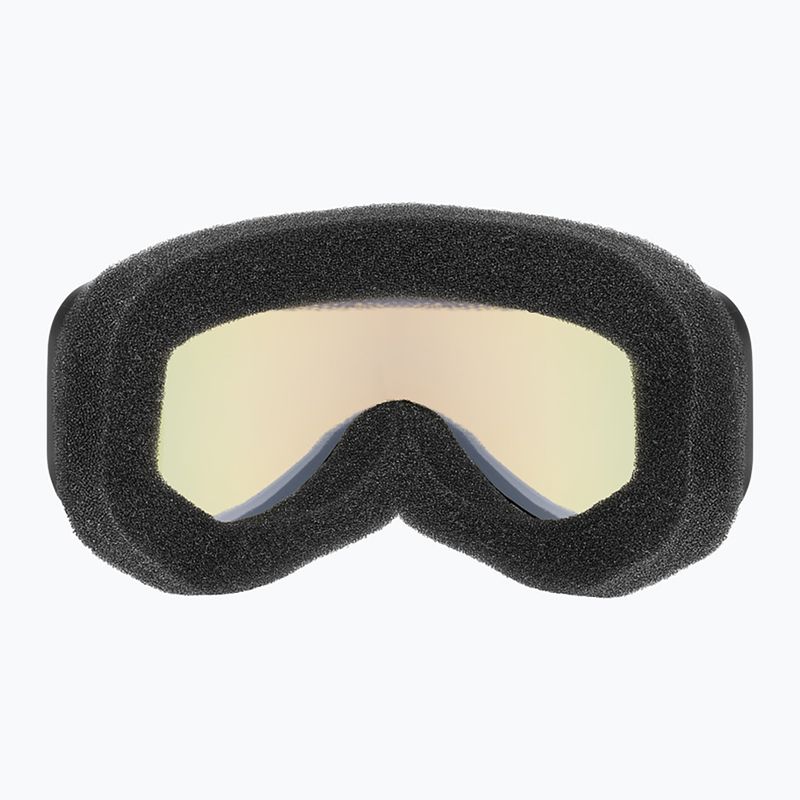 Детска скиорска маска UVEX Speedy Nova FM S2 black matt/mirror green 3