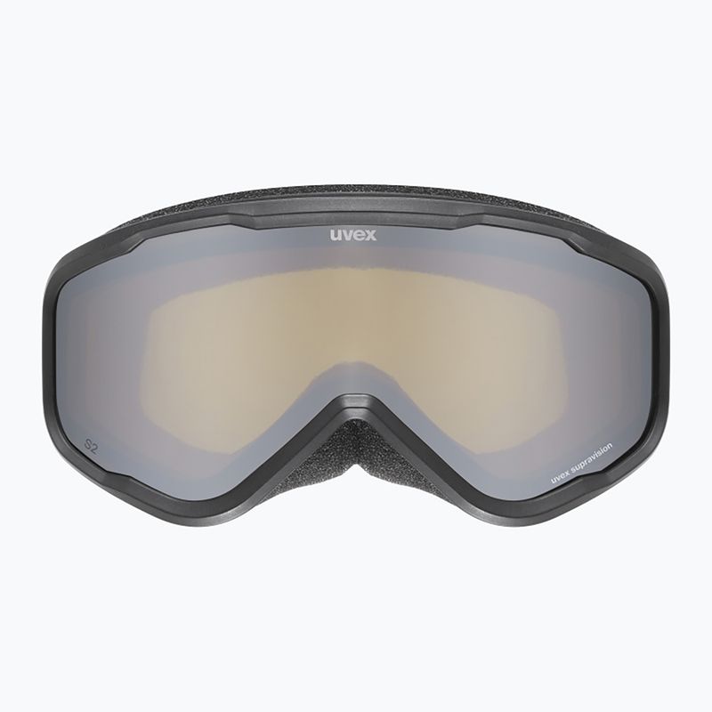 Детска скиорска маска UVEX Speedy Nova FM S2 black matt/mirror silver 2
