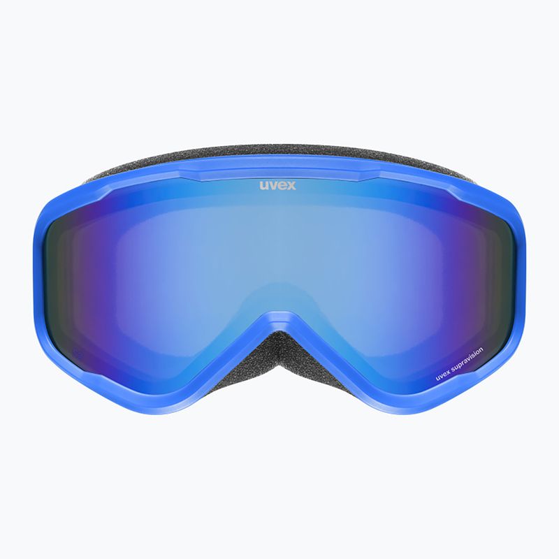 Детска скиорска маска UVEX Speedy Nova FM S2 blue matt/mirror blue 2