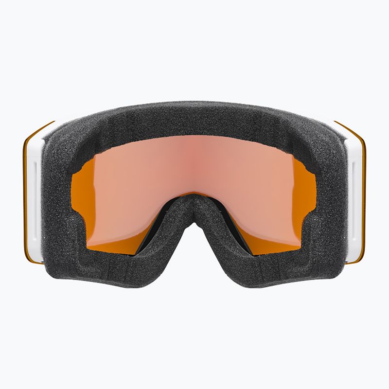 Скиорскa маска UVEX Ignite LG S2 white matt/orange 3