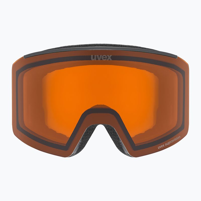 Скиорскa маска UVEX Ignite LG S2 black matte / orange 2
