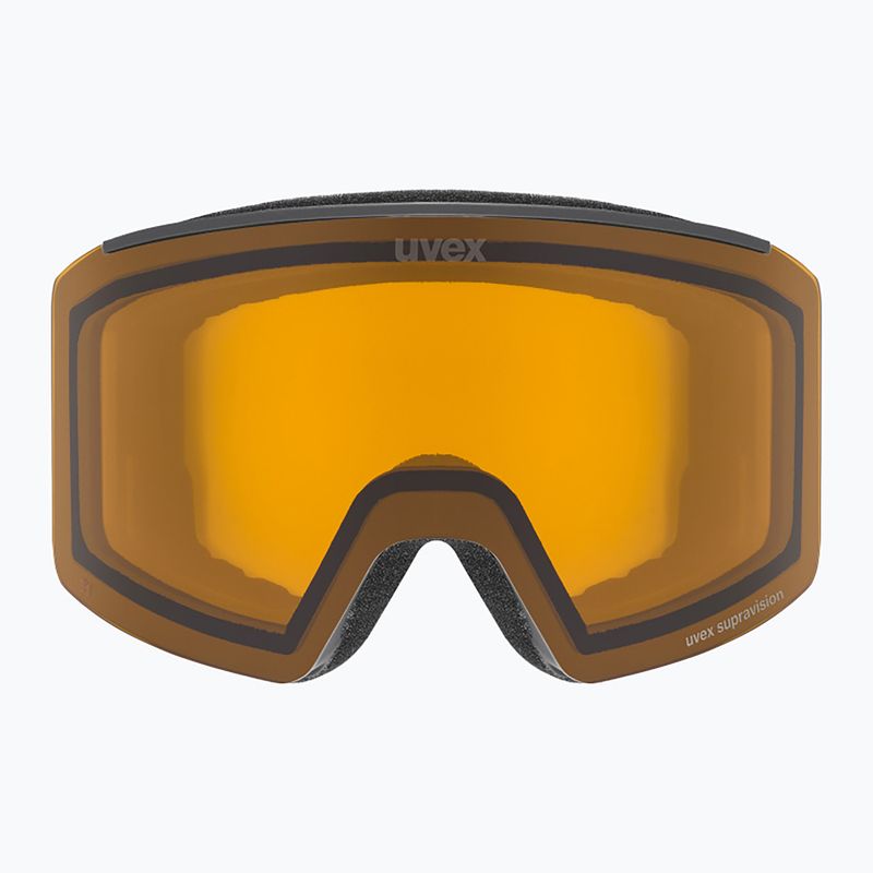 Скиорскa маска UVEX Ignite LG S2 black Mmatt/yellow 2