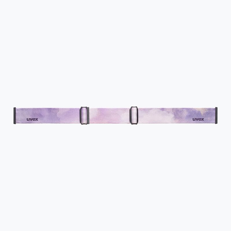 Скиорскa маска UVEX Ignite FM S3 white matt/mirror rose 4