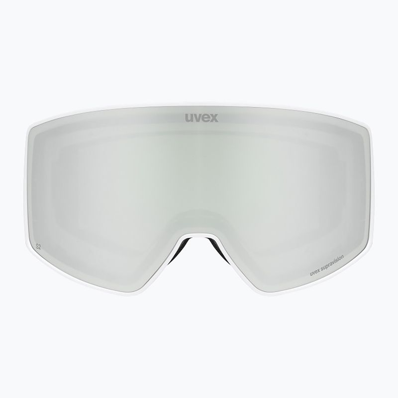 Скиорскa маска UVEX Scenic FM S2 white matt/mirror silver 2