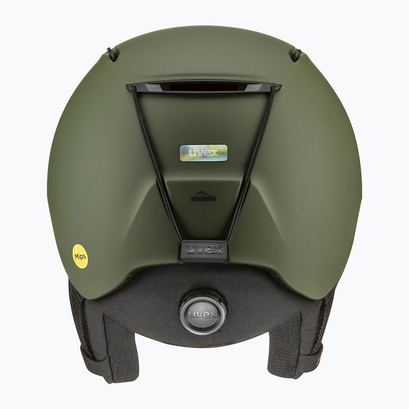 Скиорска каска UVEX Monte LT MIPS khaki matt 3