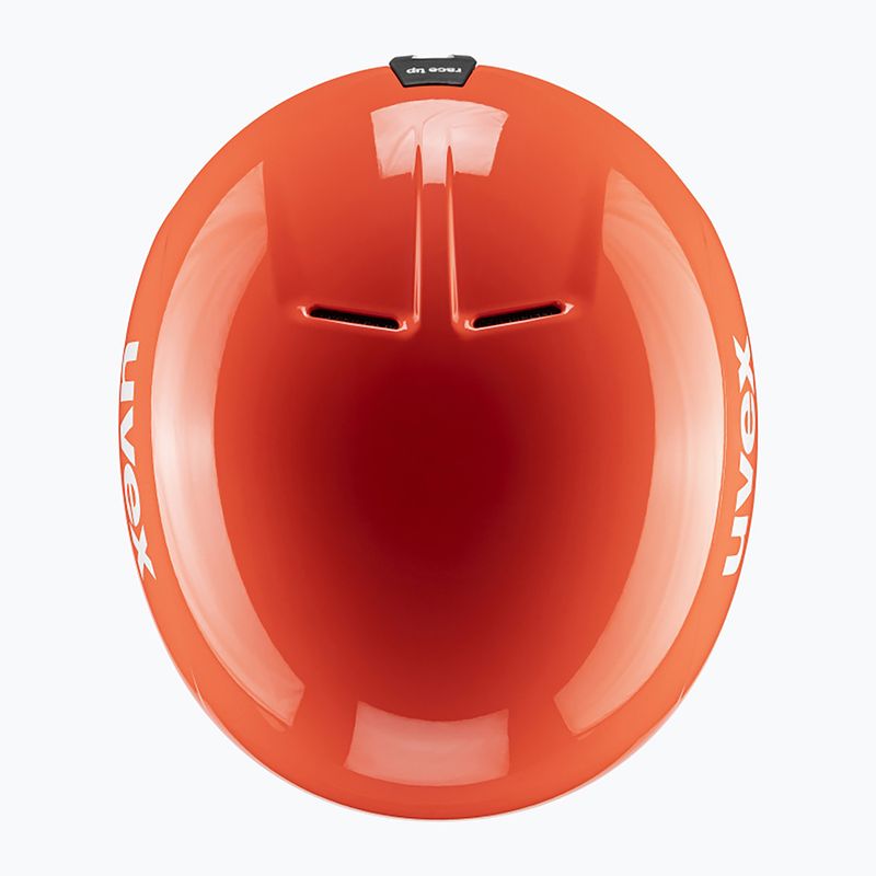 Детска скиорска каска UVEX Race Up electric red 4