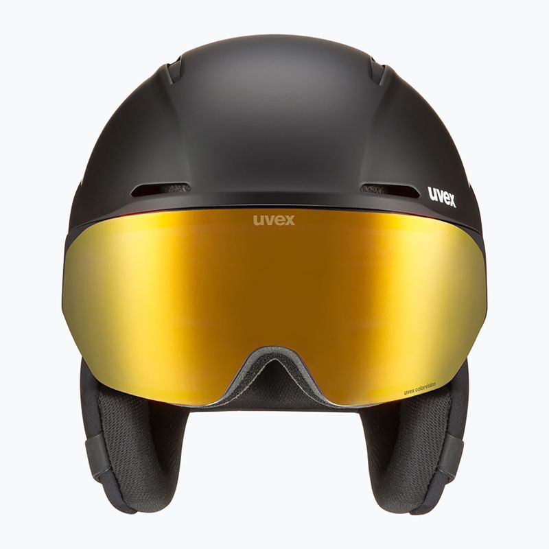 Скиорска каска UVEX Horizon CV black/khaki matt 2