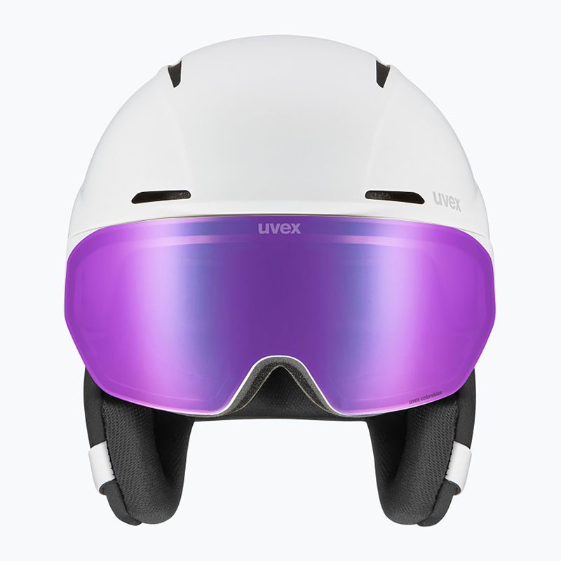 Скиорска каска UVEX Horizon CV white matt 2
