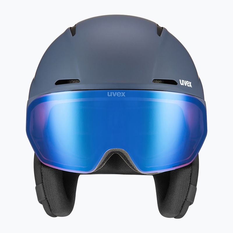 Скиорска каска UVEX Horizon CV dusk blue matt 2