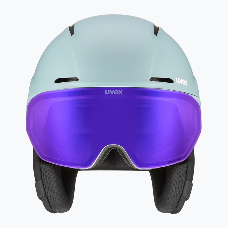 Скиорска каска UVEX Horizon CV oxid green matt 2