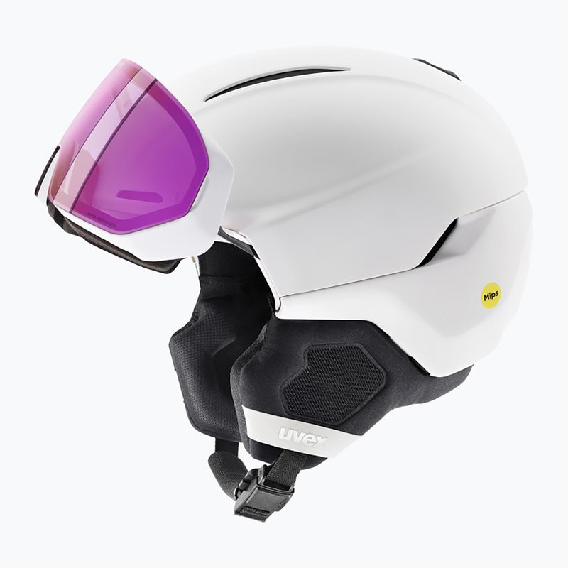 Скиорска каска UVEX Horizon V Mag MIPS white matt 6