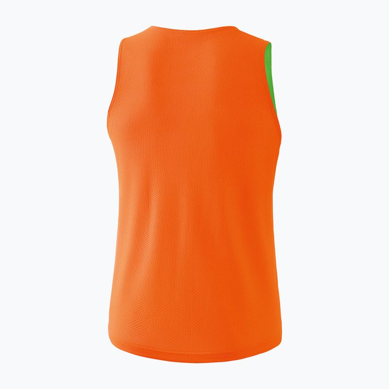 Тренировъчен нагръдник ERIMA Reversible Training Bib orange/green 2