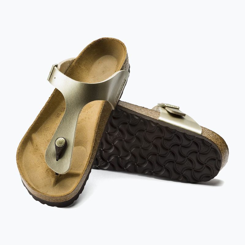 Джапанки BIRKENSTOCK Gizeh Birko-Flor Narrow gold 12