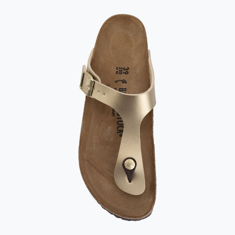 Джапанки BIRKENSTOCK Gizeh Birko-Flor Narrow gold 5
