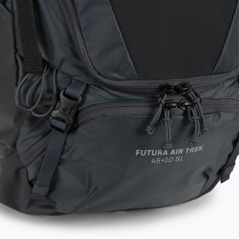 Дамска раница за трекинг deuter Futura Air Trek 45 + 10 l SL black/graphite 4