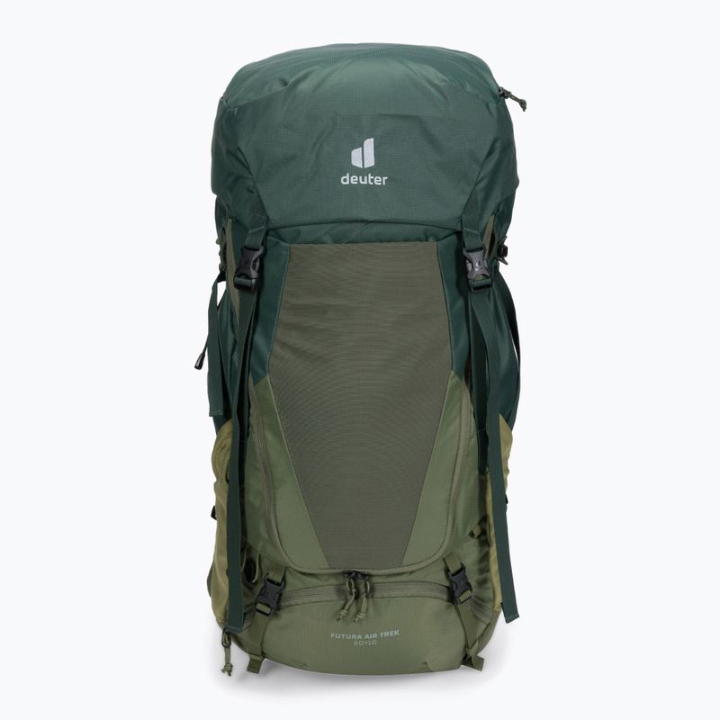 Туристическа раница Deuter Futura Air Trek 50 + 10 зелена 3402121 2