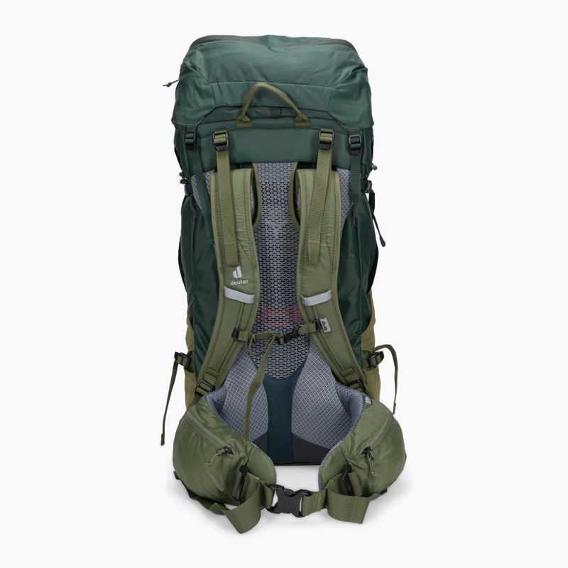 Туристическа раница Deuter Futura Air Trek 50 + 10 зелена 3402121 3
